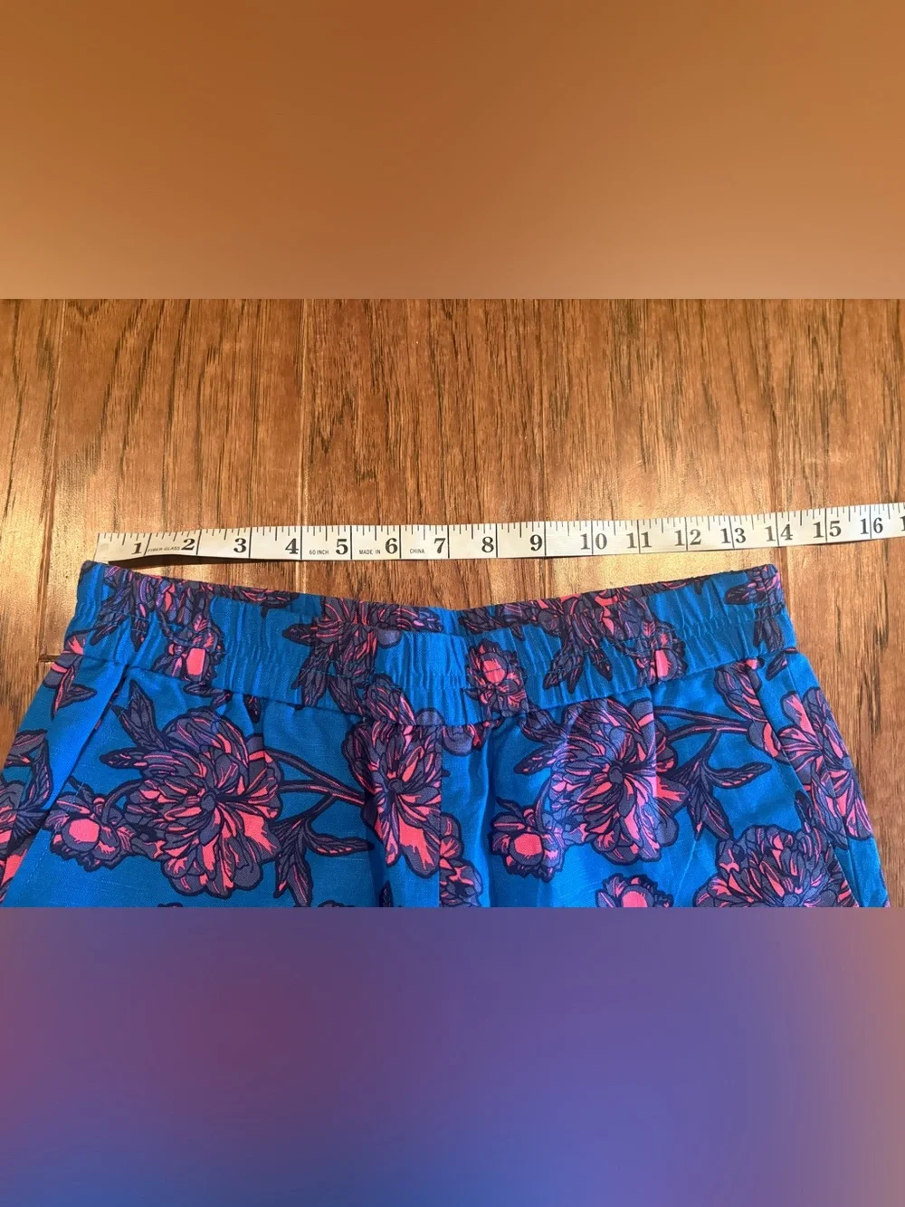 Lot of 2 JCrew Boardwalk Pull-On Elastic Waist Shorts Size 0 Floral & Navy NEW